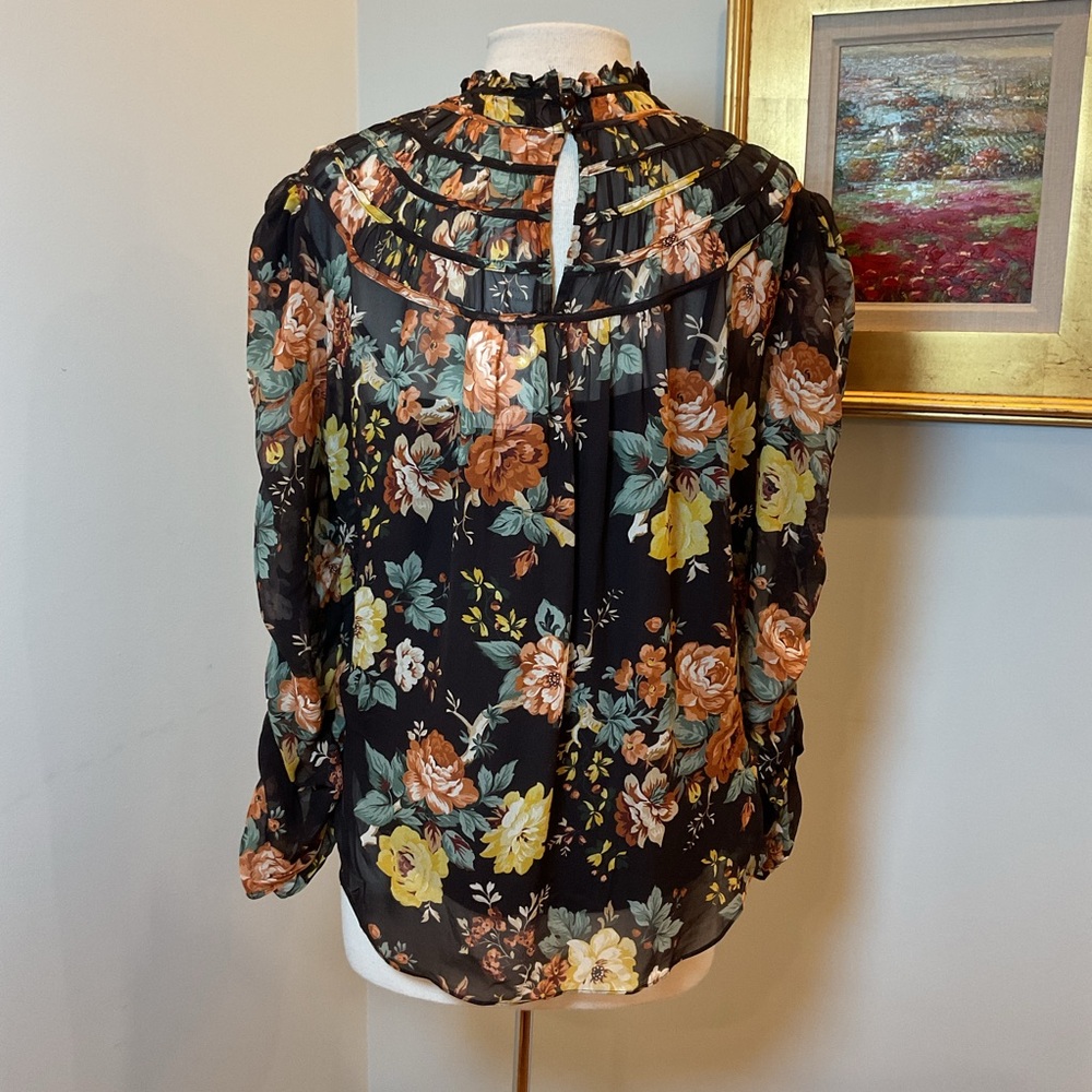 Veronica Beard Ares Silk Floral Blouseβ NWT - Picture 3 of 9